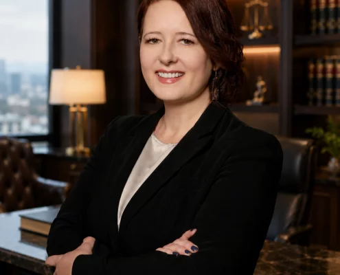 Picture of Kylie Walman in boardroom