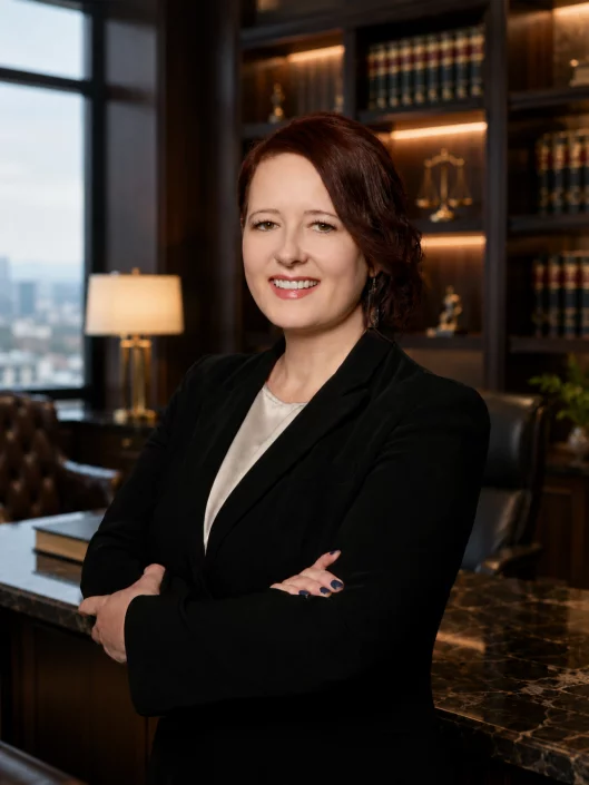 Picture of Kylie Walman in boardroom